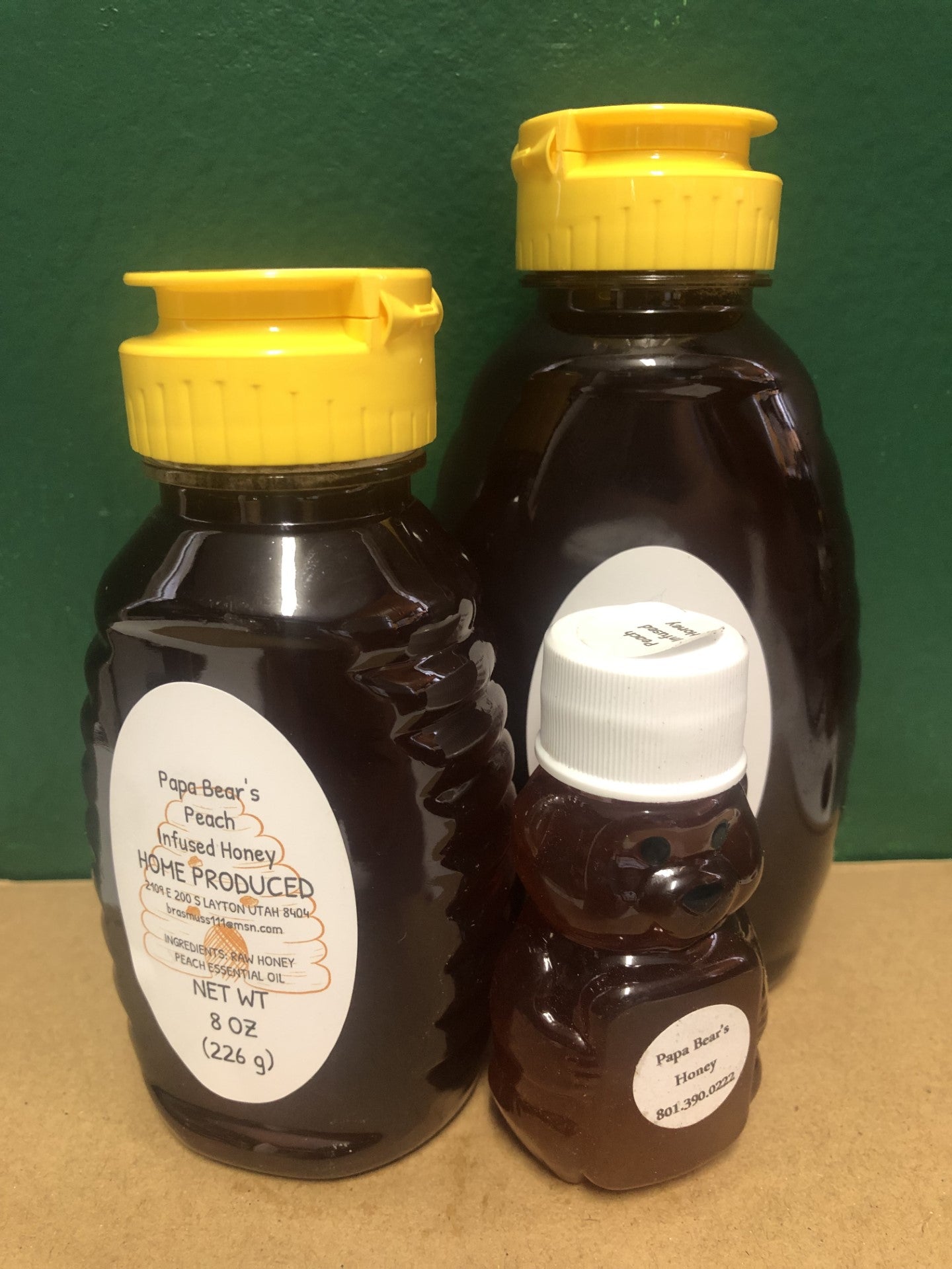 Peach Infused Honey