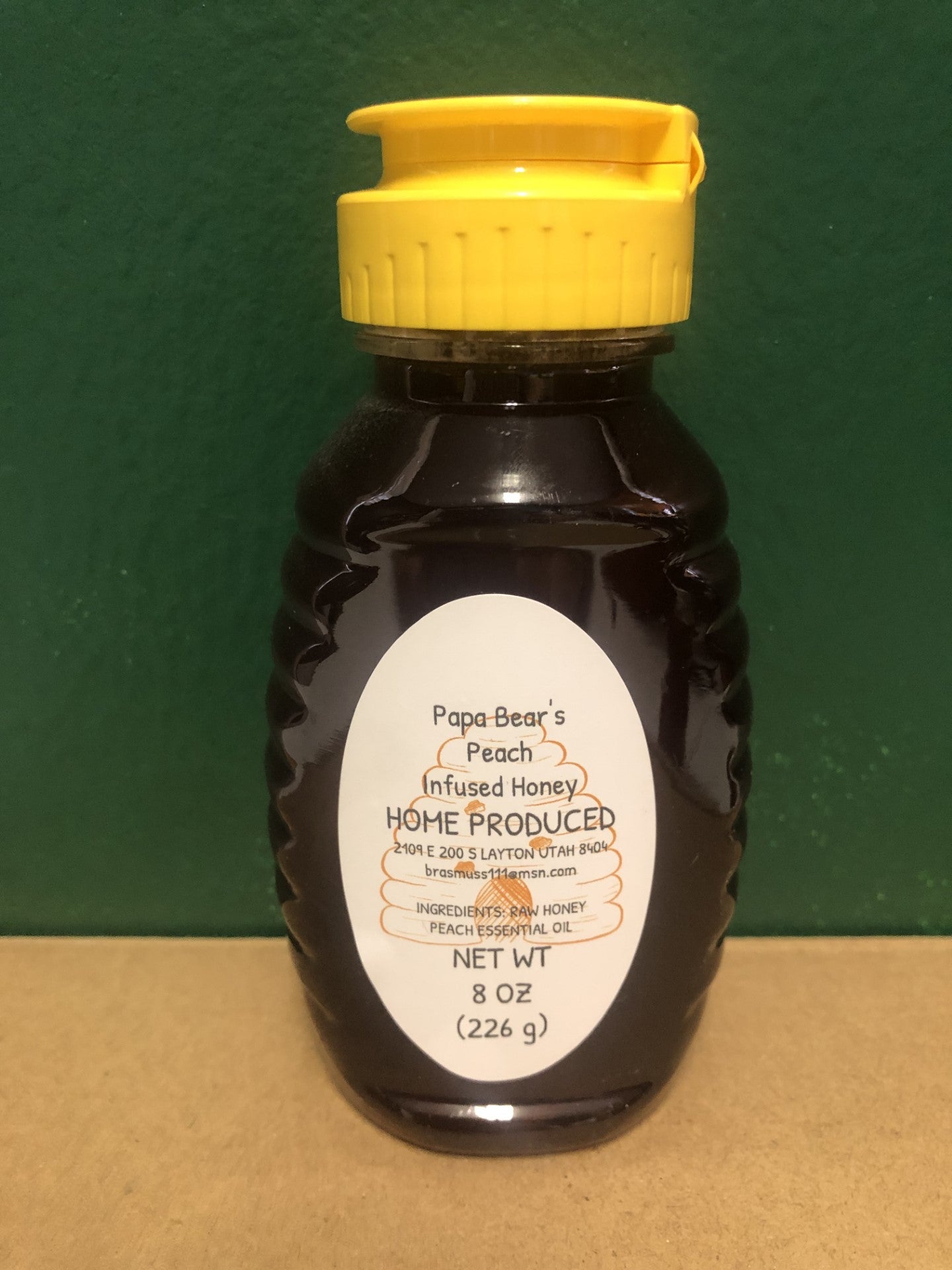 Peach Infused Honey