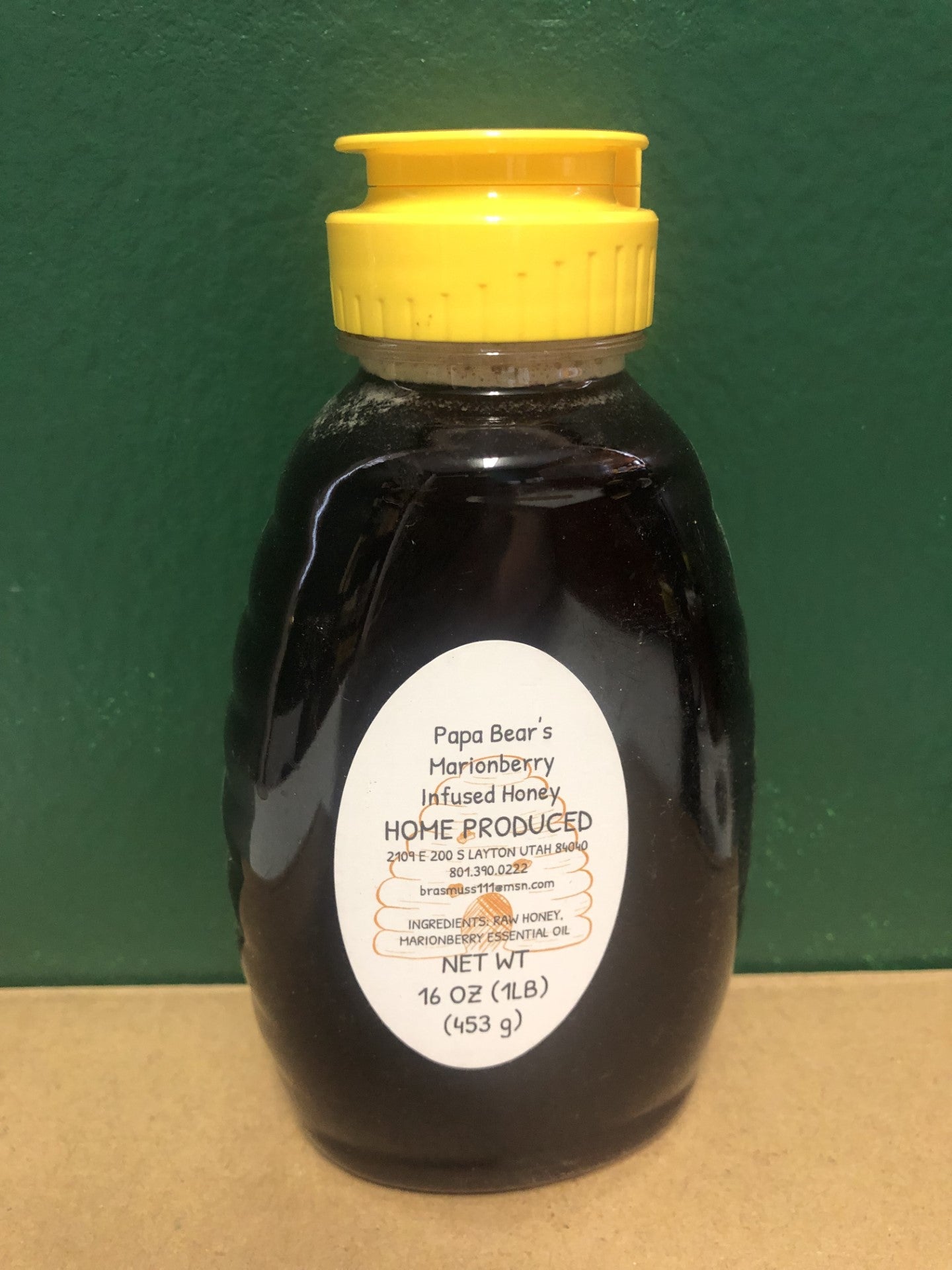 Marionberry Infused Pure Honey