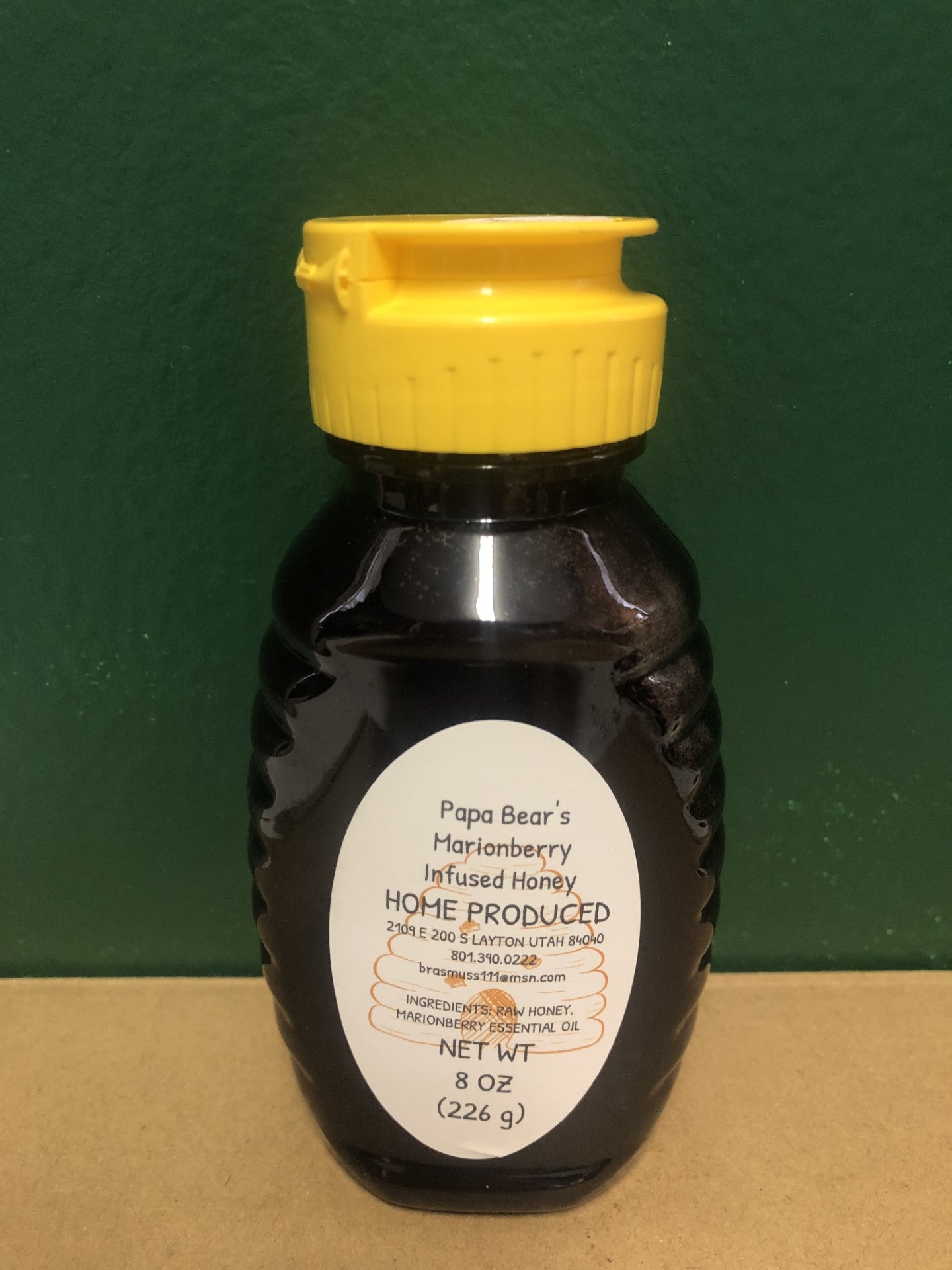 Marionberry Infused Pure Honey